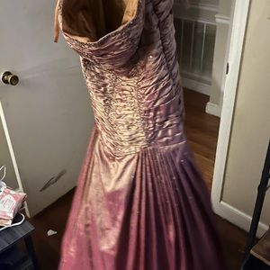 Stunning orange studded dress